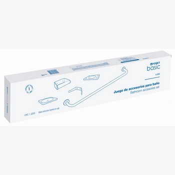 JUEGO ACCESORIOS BAÑO 5 PIEZAS BASIC