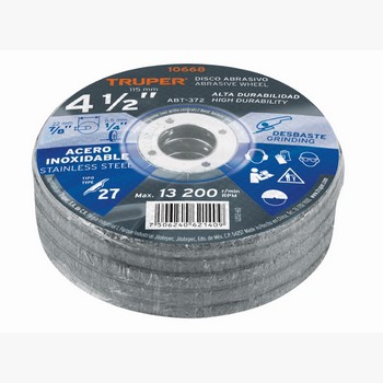 DISCO DESBASTE INOX 4 1/2