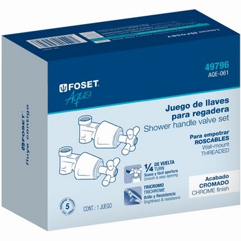 JGO 2 LLAVES EMPOTRAR CRUCET FOSET 49796