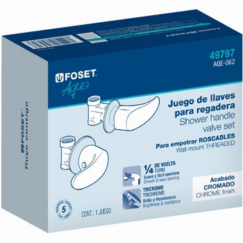 LLAVES EMPOTRAR ROSCA PALANCA AQUA