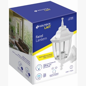 ARBOTANTE FAROL SOPORTADO BLANCO