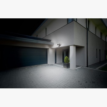 ARBOTANTE SENSOR MOV 2 FOCOS NEGRO