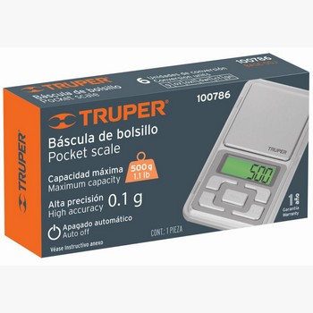 BASCULA ELECTRONICA BOLSILLO 500G