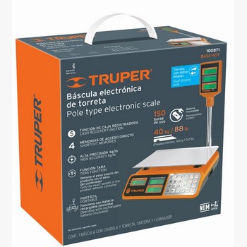 BASCULA ELECTRONICA 40KG TORRETA