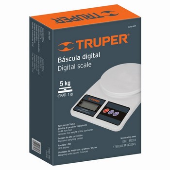 BASCULA DIGITAL COCINA 5KG PLASTICO