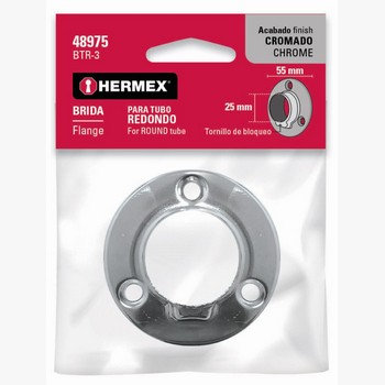 BRIDA CROMADA PARA TUBO REDONDO DE 48975
