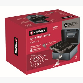 CAJA PARA DINERON 12CM HERMEX