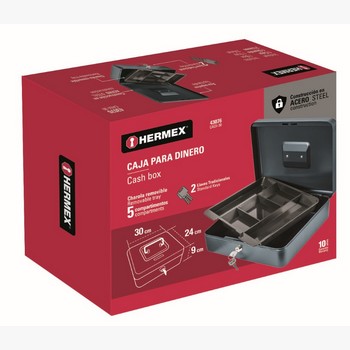 CAJA DINERO 30 CM 43076 HERMEX