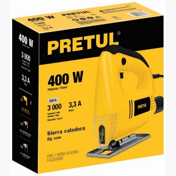 SIERRA CALADORA PROF 400W PRETUL