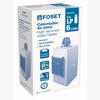 CALENTADOR AGUA DE PASO 6L TRUPER 45277