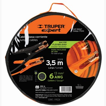CABLES PASA CORRIENTE 3.5M 6AWG TRUPER