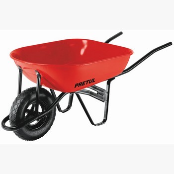 CARRETILLA ROJA NEUMATICA 80LT PRETUL