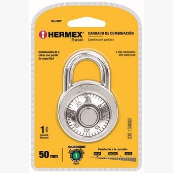 CANDADO COMBINACION 50MM