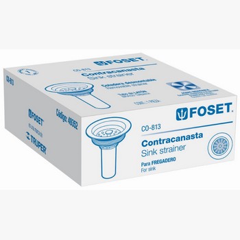 CONTRA CANASTA FREGADERO ACERO INOX