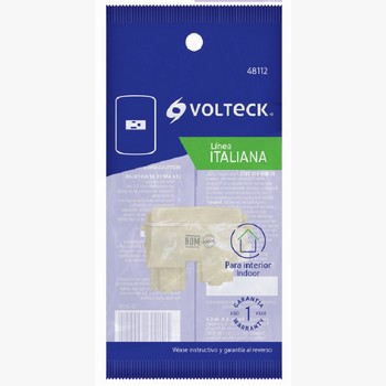 CONTACTO ATERRIZADO MARFIL 48112 VOLTECH