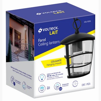 ARBOTANTE FAROL COLGANTE DISEÑO MO 45094