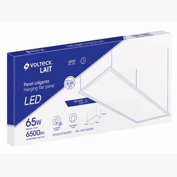 PANEL COLGANTE 60X120CM 80W 65K LED
