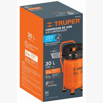 COMPRESOR 30L SIN ACEITE