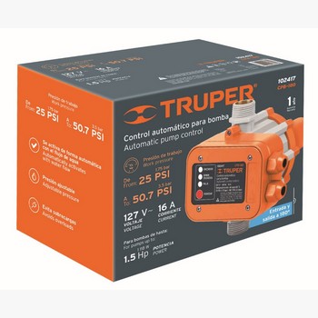 CONTROL AUT PRECION DE BOMBA P/AGUA 180°