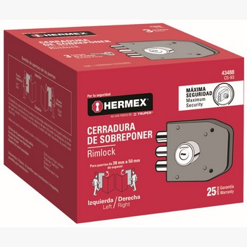 CERRADURA SOBREPONER 3 BARRAS