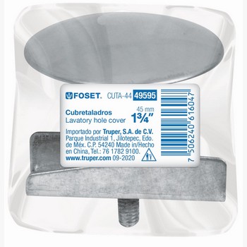 CUBRETALADRO ACERO INOXIDABLE 44 MM