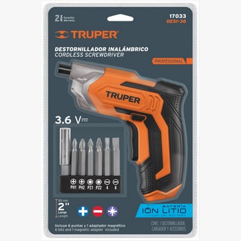 DESTORNILLADOR INALAMBRICO 3.6V PRO