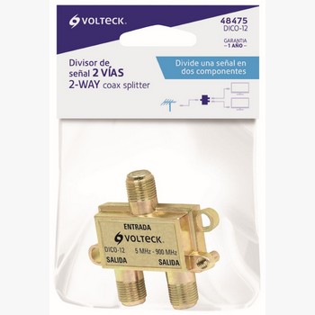DIVISOR COAXIAL 1 ENT 2 SALIDAS