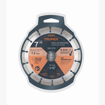 DISCO DIAMANTE SEGMENTADO 7