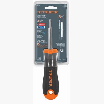DESARMADOR 6 EN 1 CON DOS PUNTAS DOBLES
