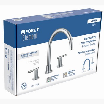 MEZCLADORA FREGADERO CUELLO ALTO ELEMENT