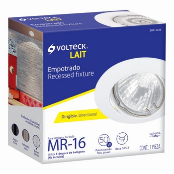 EMPOTRADO DIRIGIBLE SATIN MR16