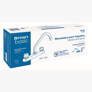 MEZCLADORA FREGADERO TRAD 1/4 BASIC