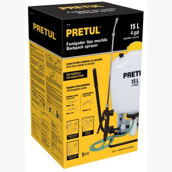 FUMIGADOR MOCHILA 15 LTS PRETUL