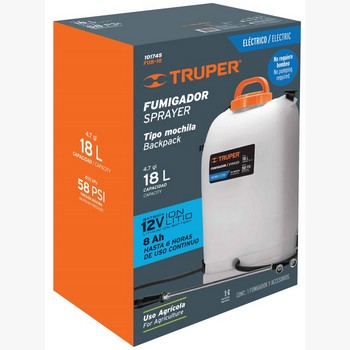 FUMIGADOR  DE 18 LTS ELECTRICO BATERIA L