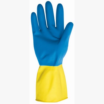 GUANTES LATEX GDE AZUL TRUPER