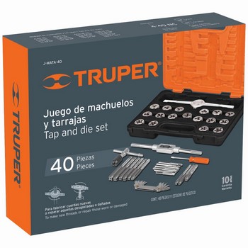 JUEGO MACHUELOS Y TARRAJAS 40 PZ