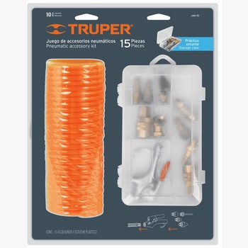 JUEGO COMPRESOR 15 ACCES Y MANGUERA