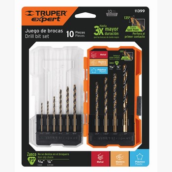 JUEGO 10 BROCAS ALTA VELOCIDAD 11399