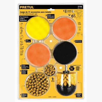 JGO 11 ACCES LIMPIEZA Y PULIDO P/TALADRO