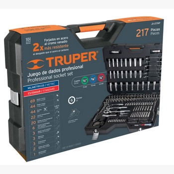JUEGO AUTOCLE CUADRO 1/4 3/8 Y 1/2 217 P