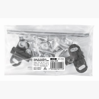 JUEGO TORNILLERIA PARA CARRETILLAS ROJAS