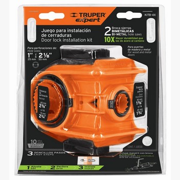 JUEGO BIMETALICO PARA INSTALAR CERRADURA