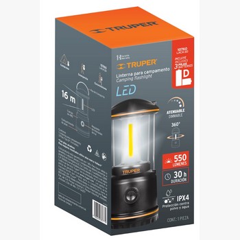 LINTERNA LED CAMPAMENTO 550L