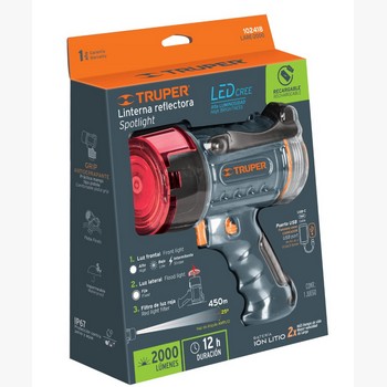 LAMPARA LED 2000 LM RECARGABLE ALTA POTE