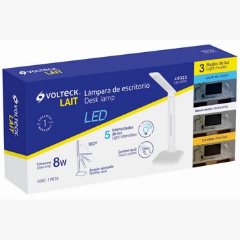 LAMPARA LED 8W 5 NIV ILUM P/ESCRITORIO