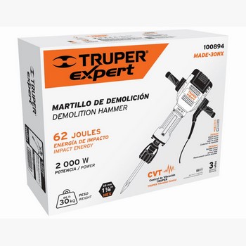 MARTILLO DEMOLEDOR HEX 30KG 2000W