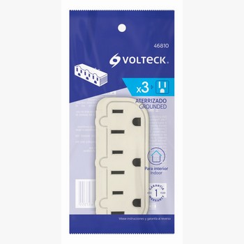 MULTICONTACTO TRIPLE ATERRIZADO, TIPO 