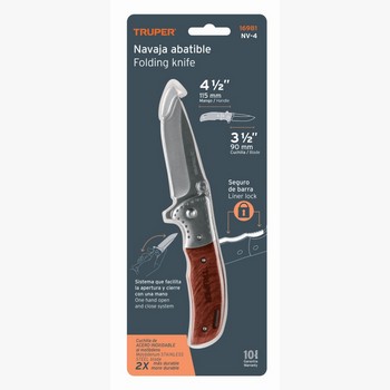 NAVAJA ABATIBLE MANGO METALICO 4