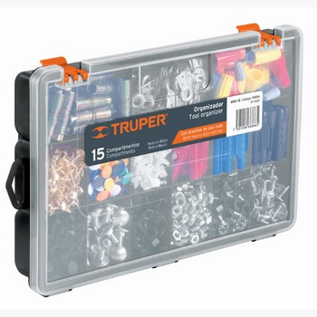 ORGANIZADOR CON 15 COMPARTIMENTOS ORG-15