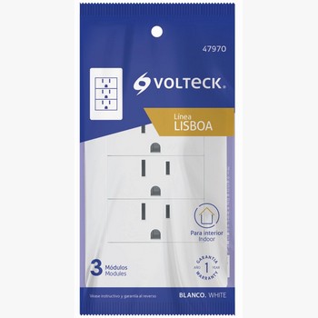 PLACA ARMADA BCA 3 CONTACTOS 1 MOD LISBO